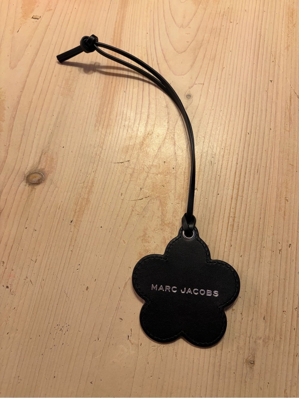 Marc Jacobs Black Leather Daisy Bag Charm